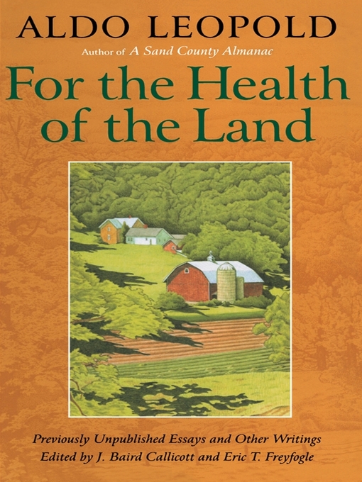 Title details for For the Health of the Land by J.  Baird Callicott - Available